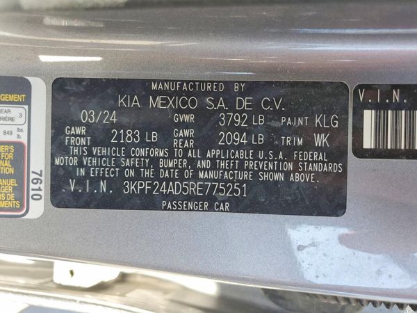 2024 KIA FORTE