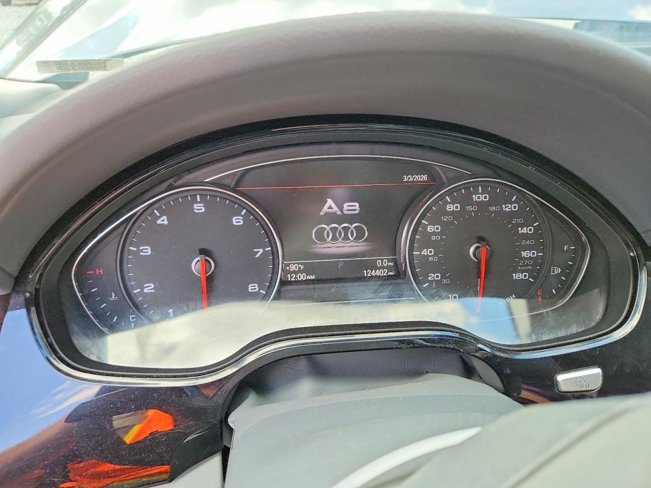 2012 AUDI A8 L