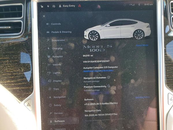 2017 TESLA MODEL S