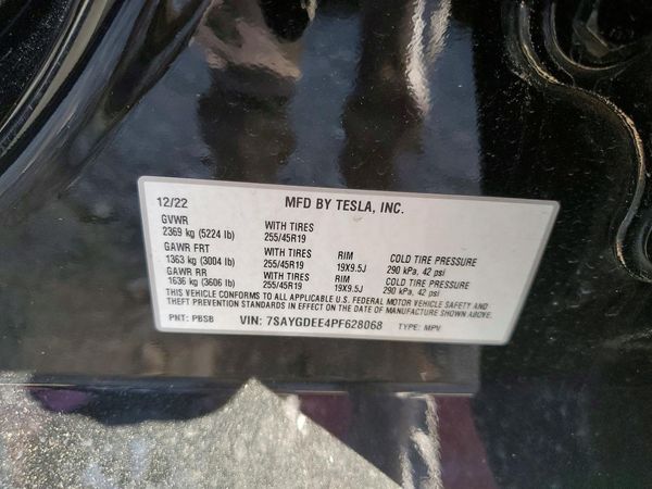 2023 TESLA MODEL Y