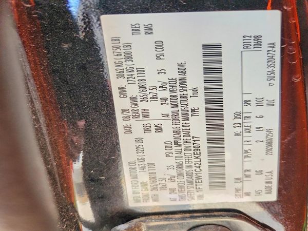 2020 FORD F150