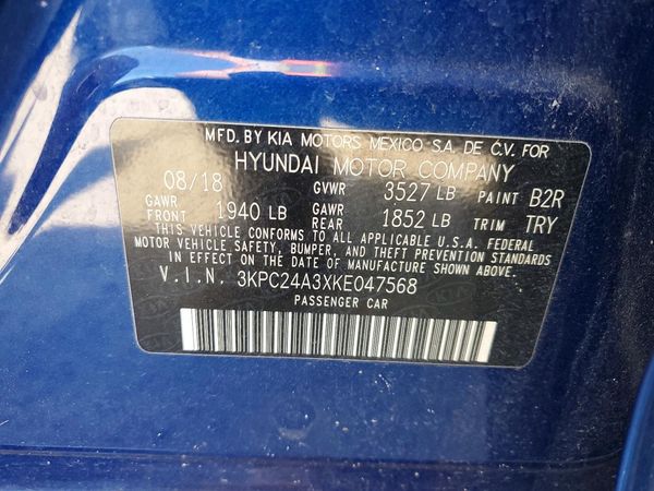 2019 HYUNDAI ACCENT SE and SEL
