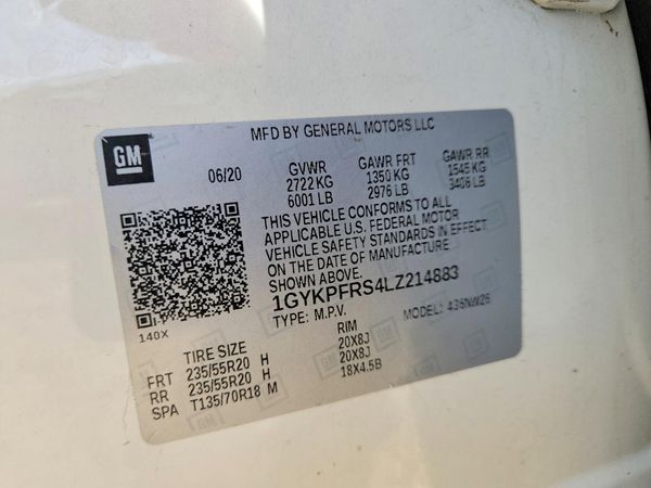 2020 CADILLAC XT6