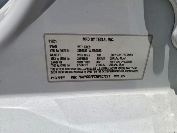 2022 TESLA MODEL Y