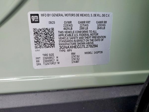 2026 CHEVROLET EQUINOX 1LT