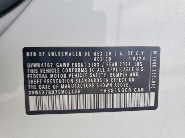2025 VOLKSWAGEN JETTA S