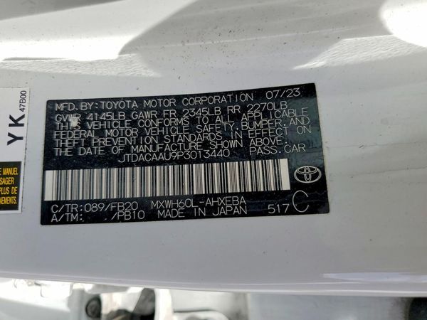 2023 TOYOTA PRIUS