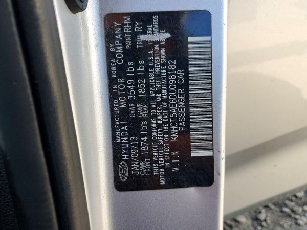 2013 HYUNDAI ACCENT GLS, GS