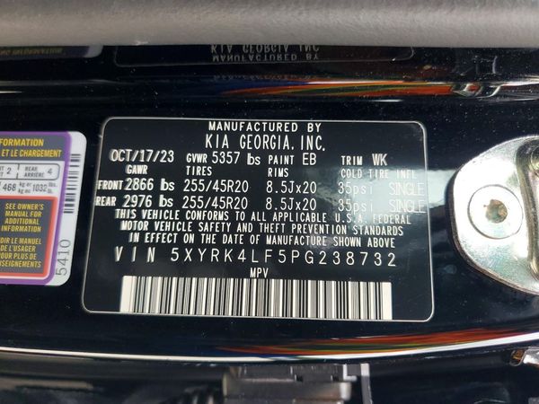 2023 KIA SORENTO SX/SX Prestige