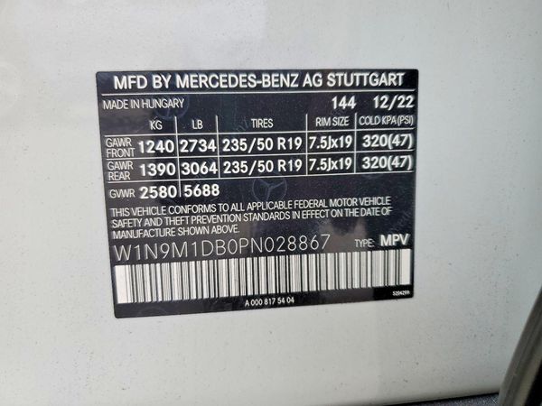 2023 MERCEDES-BENZ EQB EQB350 4MATIC