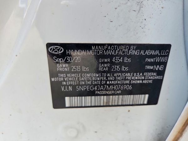 2021 HYUNDAI SONATA