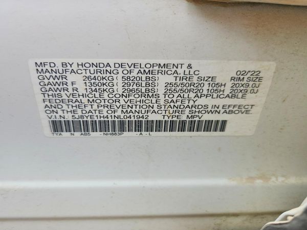 2022 ACURA MDX TECH