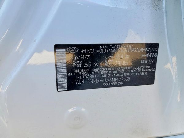 2022 HYUNDAI SONATA SE