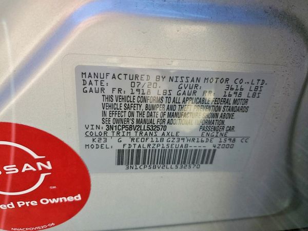 2020 NISSAN KICKS