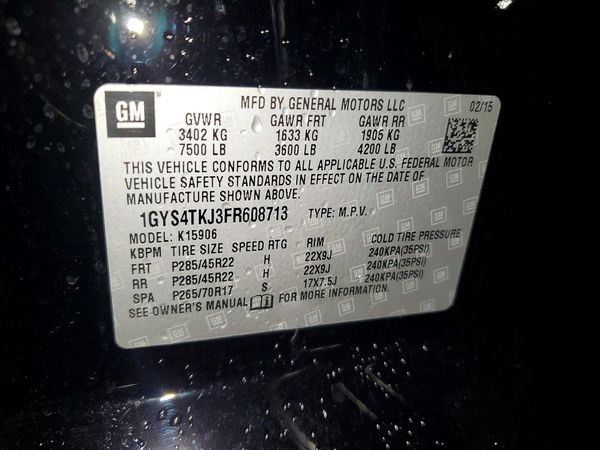2015 CADILLAC ESCALADE ESV Premium