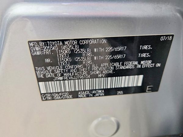 2018 TOYOTA RAV4 Adventure/XLE