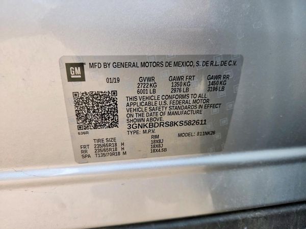 2019 CHEVROLET BLAZER