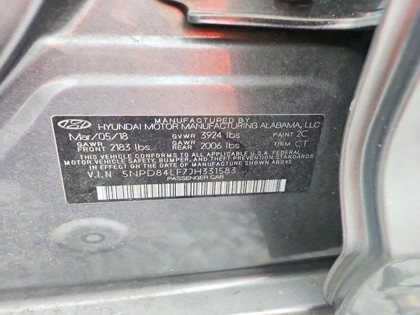 2018 HYUNDAI ELANTRA