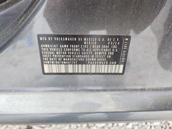 2024 VOLKSWAGEN JETTA SE, SE (AQ301 Trans) — VINS