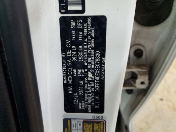 2025 KIA K4 LX, LXS