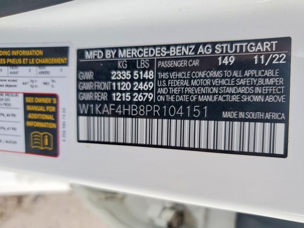 2023 MERCEDES-BENZ C