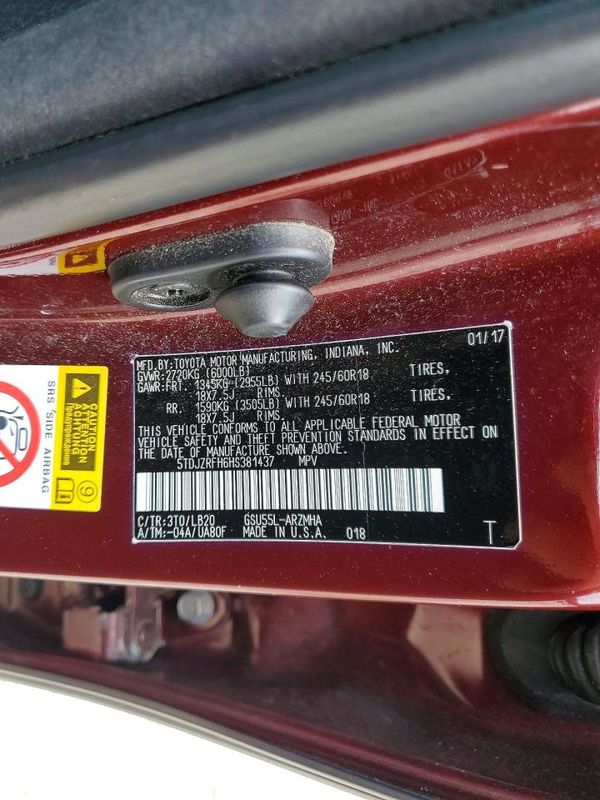 2017 TOYOTA HIGHLANDER