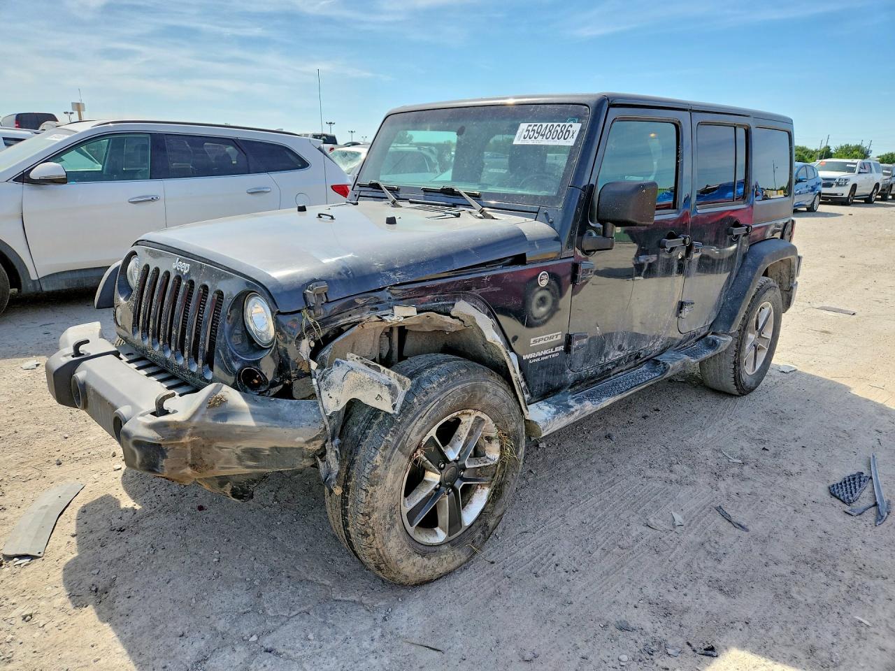 2017 JEEP WRANGLER UNLIMITED SPORT 4X4