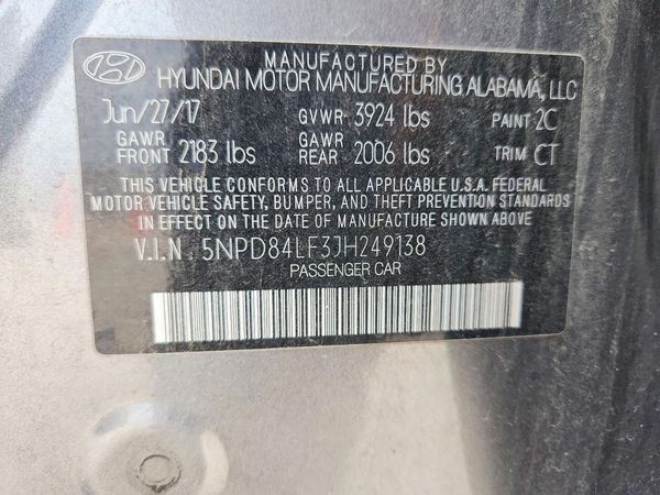 2018 HYUNDAI ELANTRA