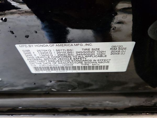 2020 ACURA MDX SH-AWD TECH 7P