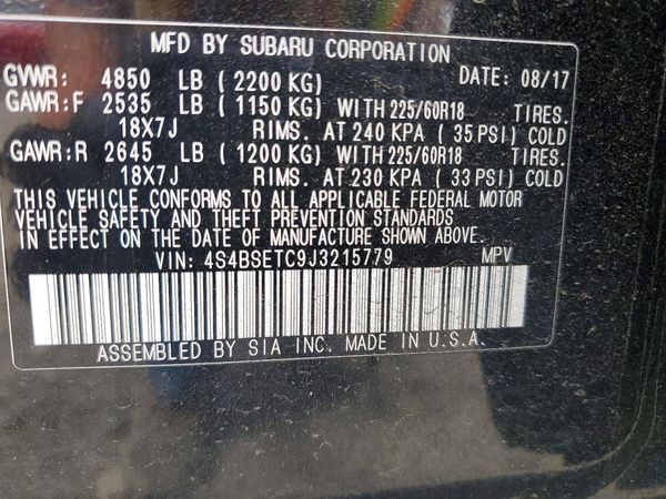 2018 SUBARU OUTBACK Touring+M/R+ES+NAV