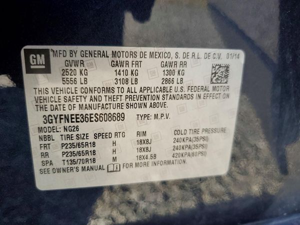 2014 CADILLAC SRX Luxury