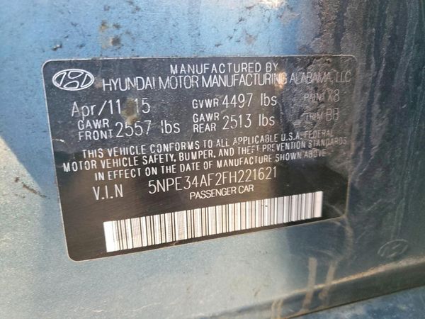 2015 HYUNDAI SONATA