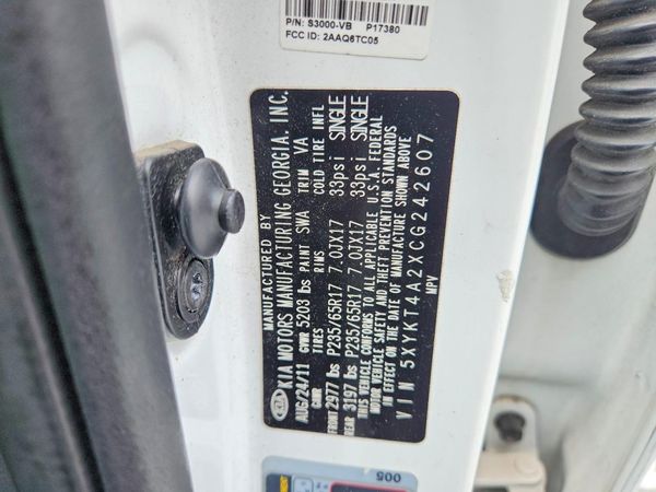 2012 KIA SORENTO GL(Middle-low grade)