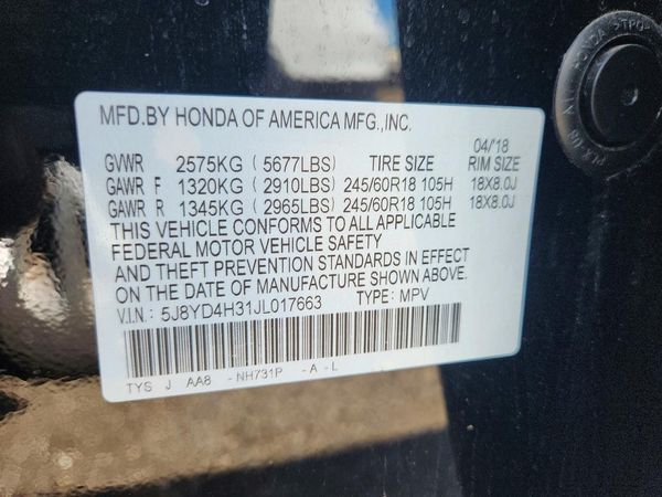 2018 ACURA MDX SH-AWD