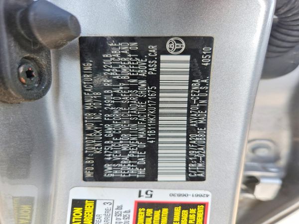 2019 TOYOTA CAMRY