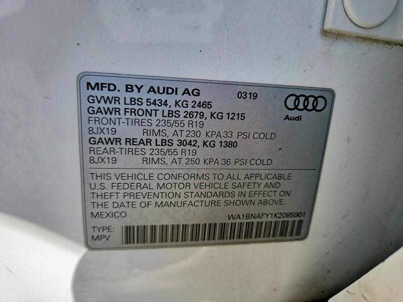 2019 AUDI Q5 quattro Premium Plus