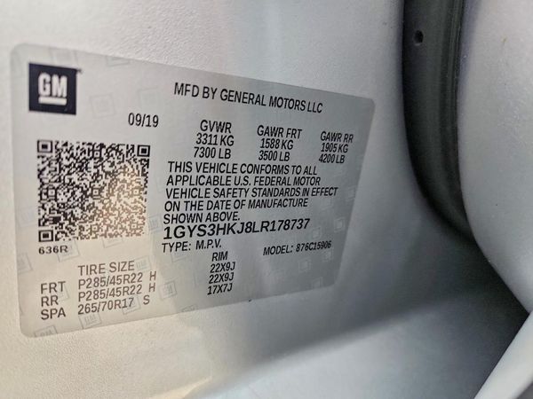 2020 CADILLAC ESCALADE ESV Luxury