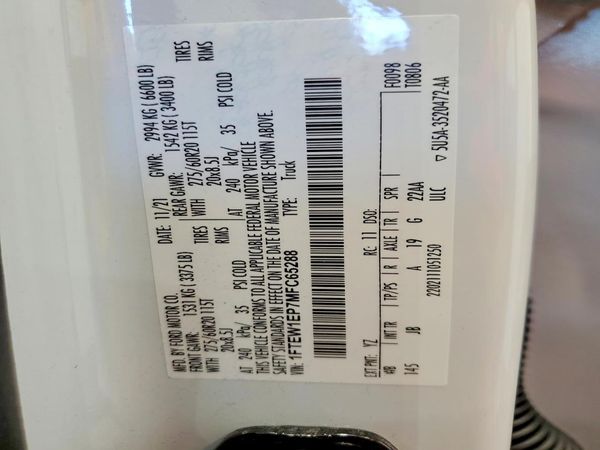 2021 FORD F150
