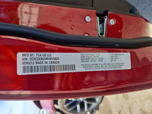 2021 DODGE CHARGER SXT