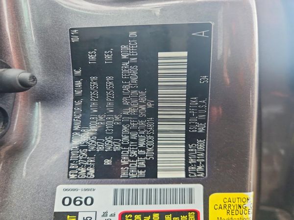 2015 TOYOTA SIENNA