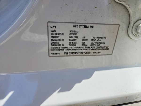 2023 TESLA MODEL Y