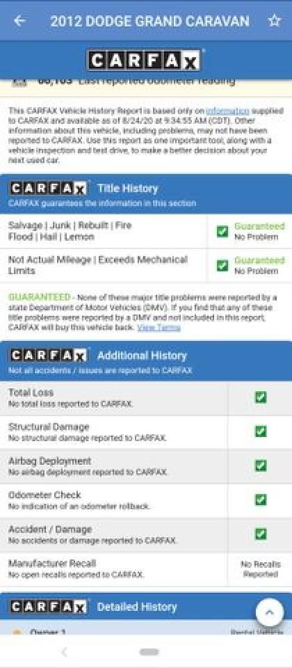 2012 DODGE GRAND CARAVAN