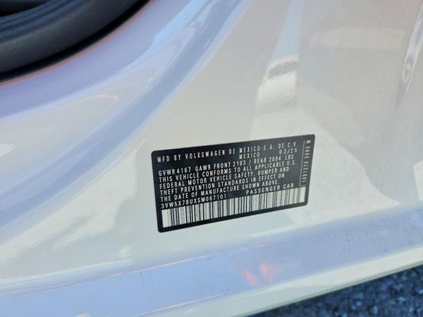 2025 VOLKSWAGEN JETTA S