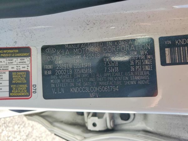 2017 KIA NIRO