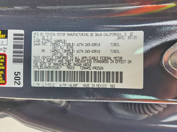 2025 TOYOTA TACOMA