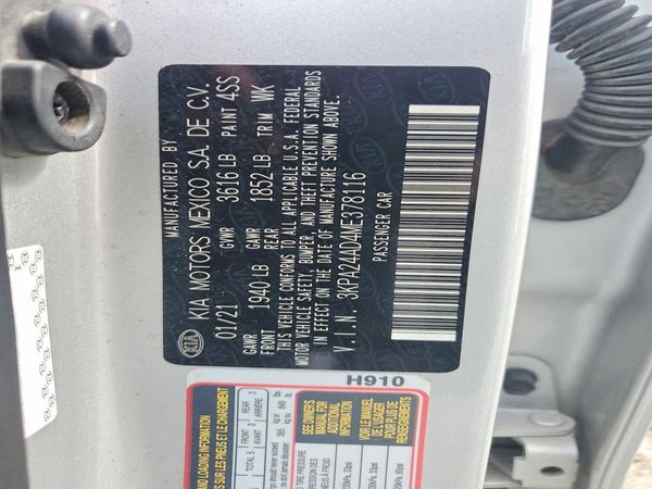 2021 KIA RIO LX, S