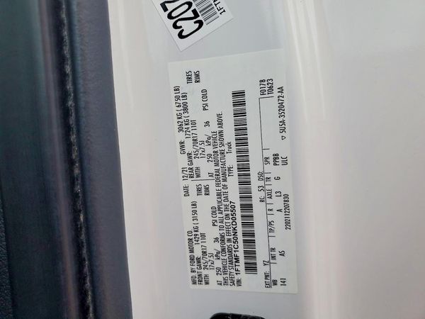 2022 FORD F150