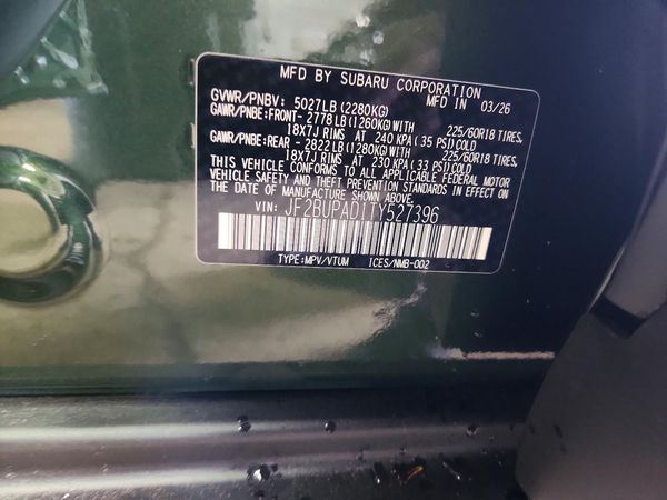 2026 SUBARU OUTBACK Premium