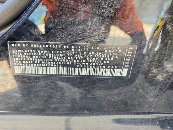 2019 VOLKSWAGEN JETTA S, SE, R-Line