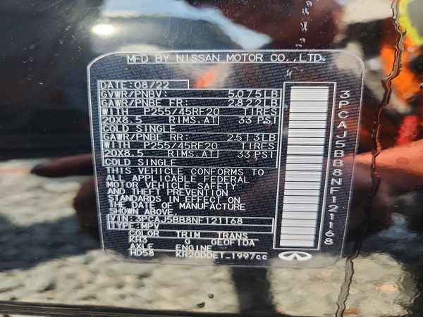 2022 INFINITI QX50 Luxe